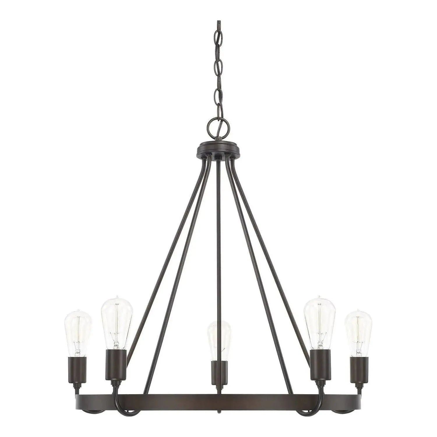 Capital Lighting Fixture Company - Tanner Chandelier - 420061BN | Montreal Lighting & Hardware
