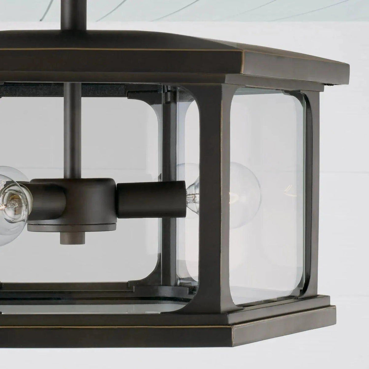 Capital Lighting Fixture Company - Walton Outdoor Semi-Flush Mount - 946632BK | Montreal Lighting & Hardware