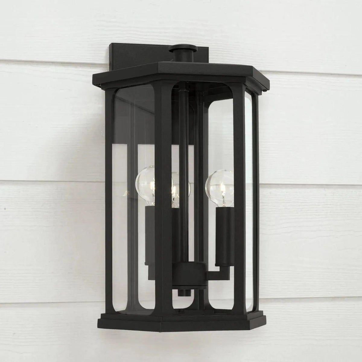 Capital Lighting Fixture Company - Walton Outdoor Wall Lantern - 946611BK | Montreal Lighting & Hardware