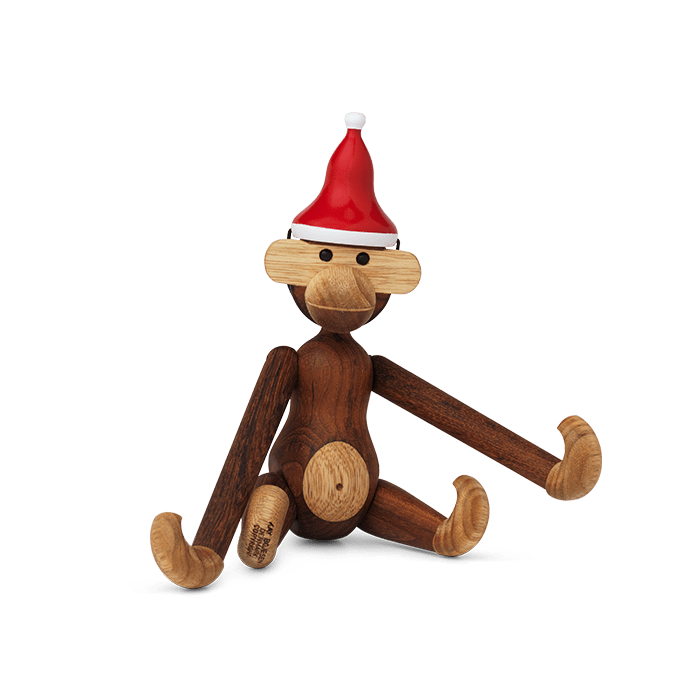Kay Bojesen 39236 Bonnet de Père Noël pour figurines en bois rouge/blanc