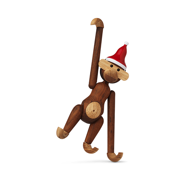 Kay Bojesen 39236 Bonnet de Père Noël pour figurines en bois rouge/blanc