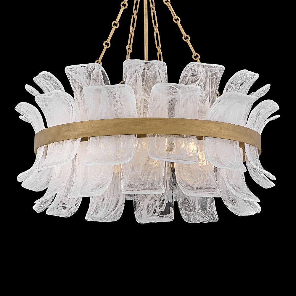 Fredrick Ramond FR46914BNG Fleur Pendant in Burnished Gold
