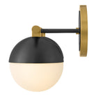 Meuble-lavabo Bowie 54563LCB-BK de Hinkley Lighting, en laiton laqué avec accents noirs