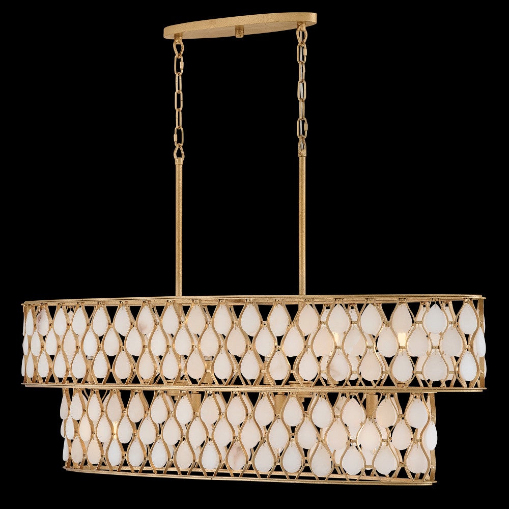 Fredrick Ramond FR41509PI Estie Alabaster Linéaire en Piastra Gold