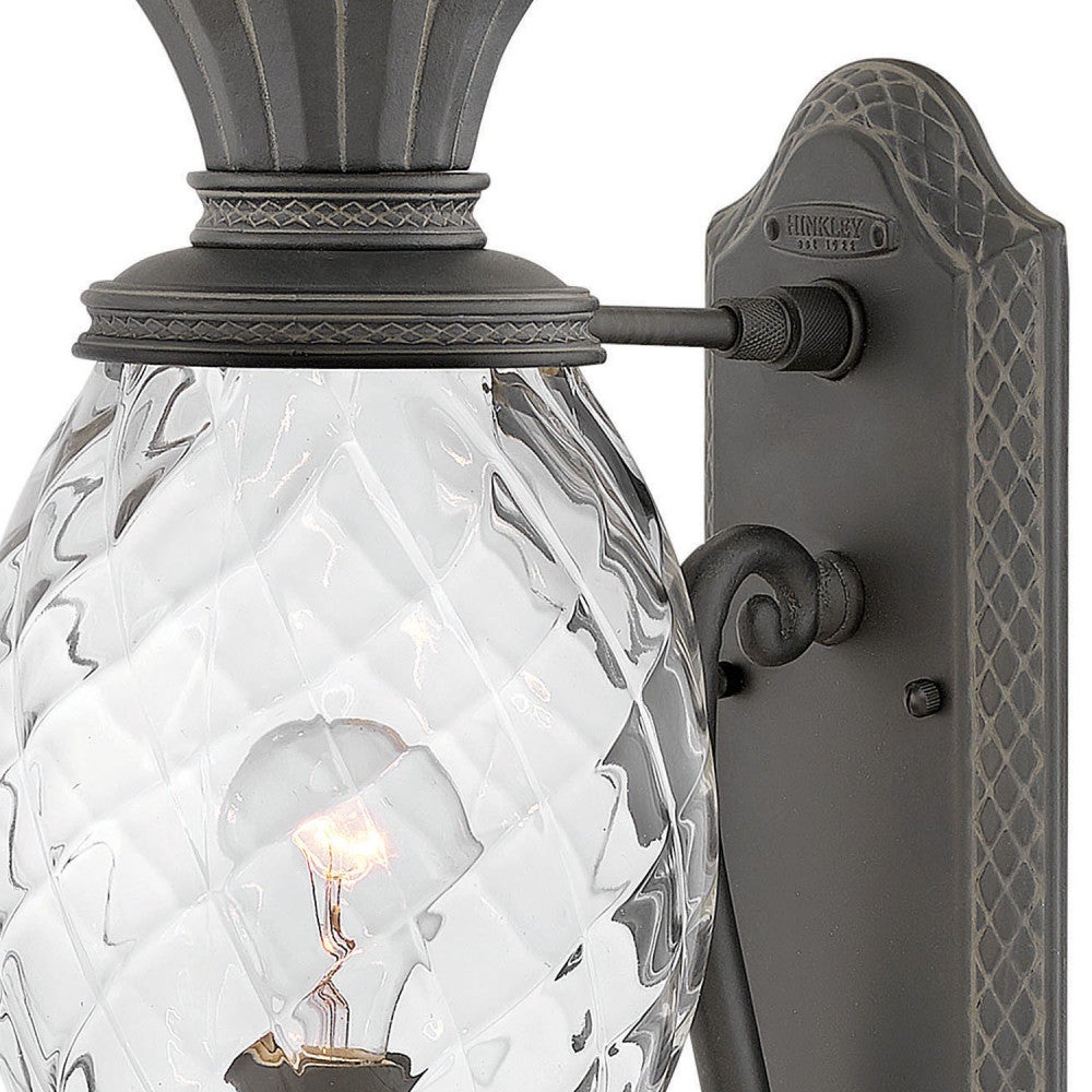 Lanterne murale Hinkley Lighting 2120MB Plantation, coloris Museum Black