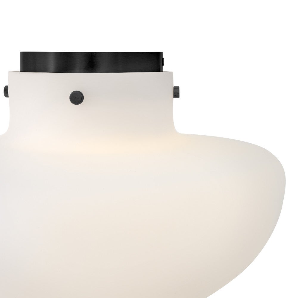 Lark 84491BK Molly Semi-Plafonnier en noir