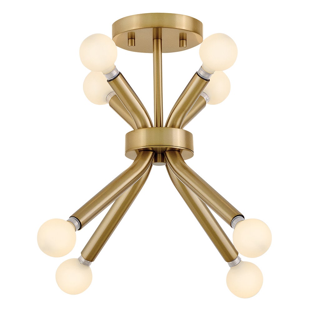 Lark 83853LCB Axton Convertible Pendant in Lacquered Brass