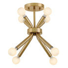 Lark 83853LCB Axton Convertible Pendant in Lacquered Brass