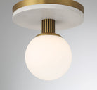 Eurofase 50187-010 Carnagie LED Plafonnier en laiton antique