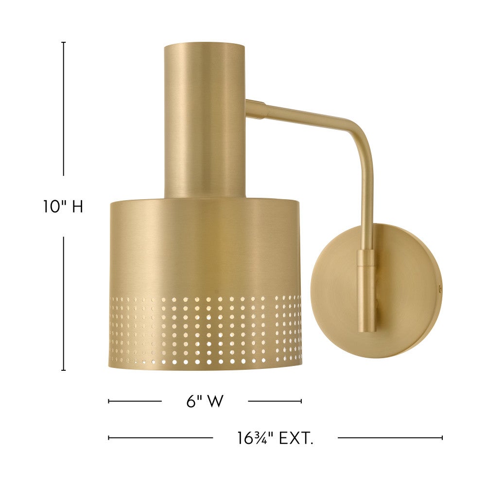 Applique murale articulée Lark 84620LCB Casey en laiton laqué