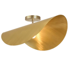 Dounia Home - DH-MOJCEIFLU-MD-PC - Moja Ceiling Flush Mount Fixture - Polished Copper