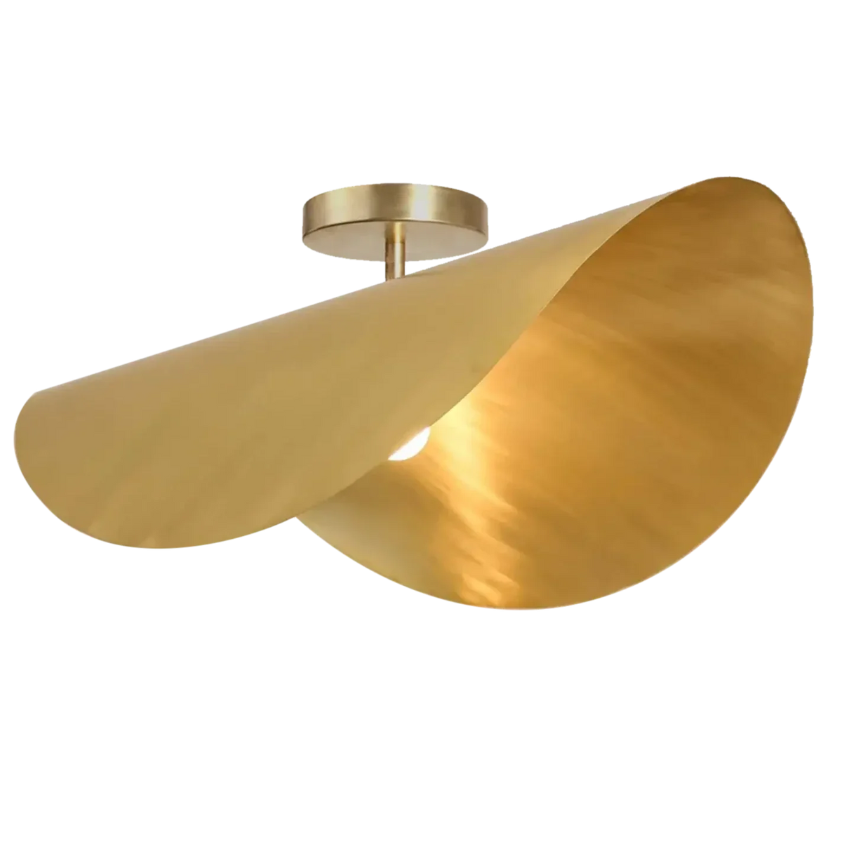 Dounia Home - DH-MOJCEIFLU-MD-PC - Moja Ceiling Flush Mount Fixture - Polished Copper