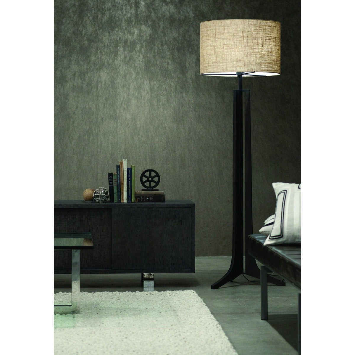 Cerno - Forma LED Floor Lamp - 05-300-BDN | Montreal Lighting & Hardware