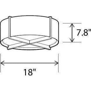 Cerno - Plura 18 Flushmount - 08-100-18DA-27P1 | Montreal Lighting & Hardware