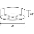 Cerno - Plura 30 Flushmount - 08-100-30DA-27P1 | Montreal Lighting & Hardware