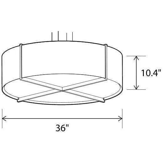 Cerno - Plura 36 Pendant - 06-230-36DA-27P1 | Montreal Lighting & Hardware