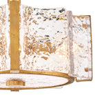Robinet semi-encastré en verre Florian de Fredrick Ramond FR41601DA, finition laiton vieilli