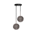 Dounia Home - DH-KOR2LIG-BRS - Kora 2 Light Chandelier - Polished Brass