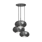 Dounia Home - DH-LIL3LIG-SM-AB - Lila 3 Light Chandelier - Antique Brass