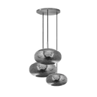 Dounia Home - DH-LIL3LIG-XL-BRS - Lila 3 Light Chandelier - Polished Brass