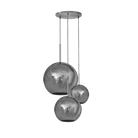 Dounia Home - DH-NAJ3LIG-SM-AB - Najma 3-Light Globe Chandelier - Antique Brass