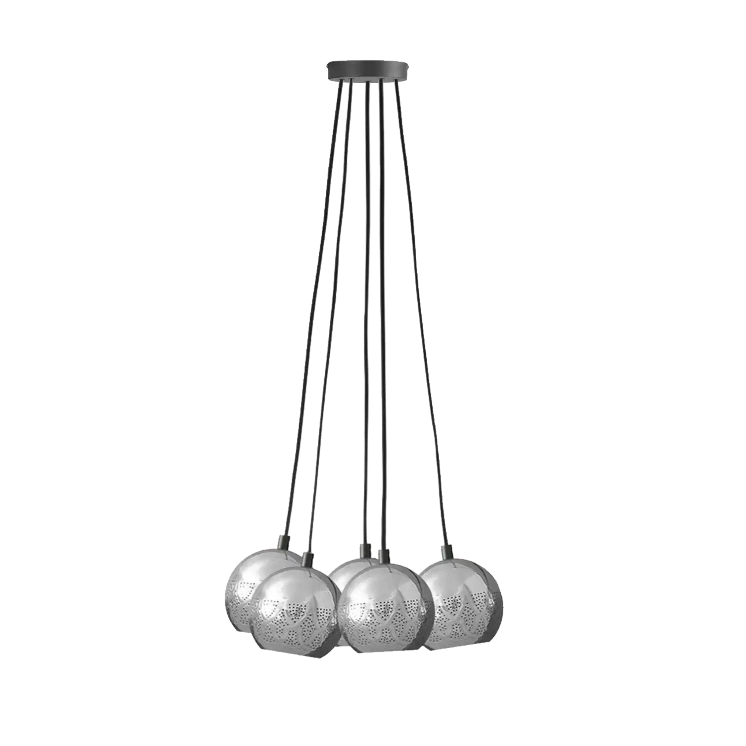 Dounia Home - DH-NURCLUCHA-AB - Nur Cluster Chandelier - Antique Brass
