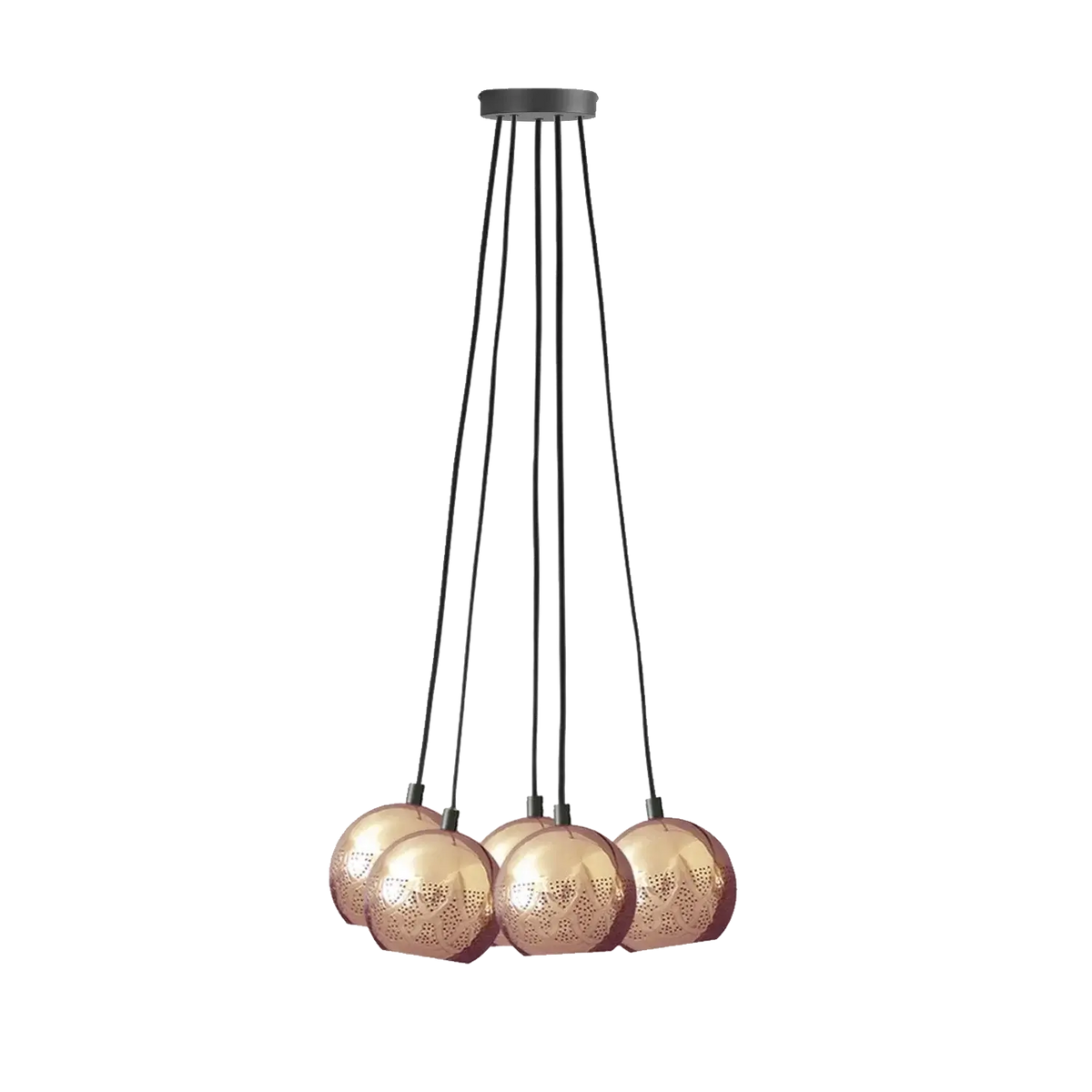 Dounia Home - DH-NURCLUCHA-MGM - Nur Cluster Chandelier - Matte Gun Metal