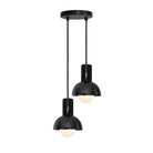 Dounia Home - DH-MAR2LIG-AB - Maria 2 Light Chandelier - Antique Brass
