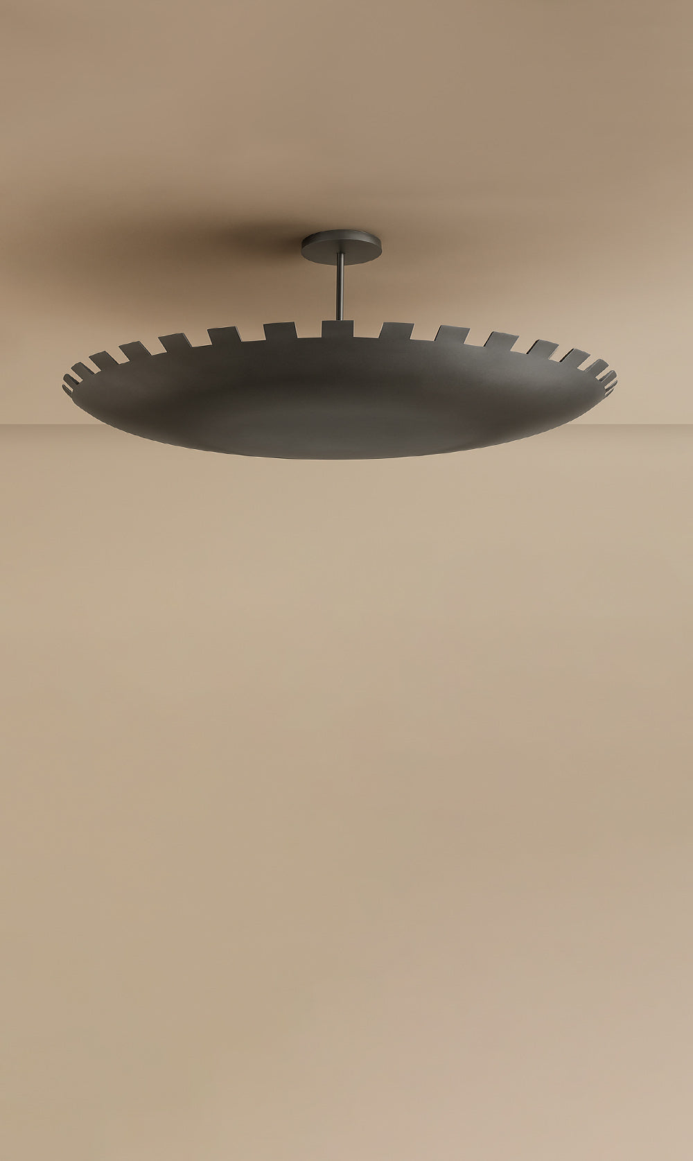 Dounia Home - DH-CHEDOMFLU-SM-NIK - Checkered Dome Flush Mount Light Fixture - Brushed Nickel Silver