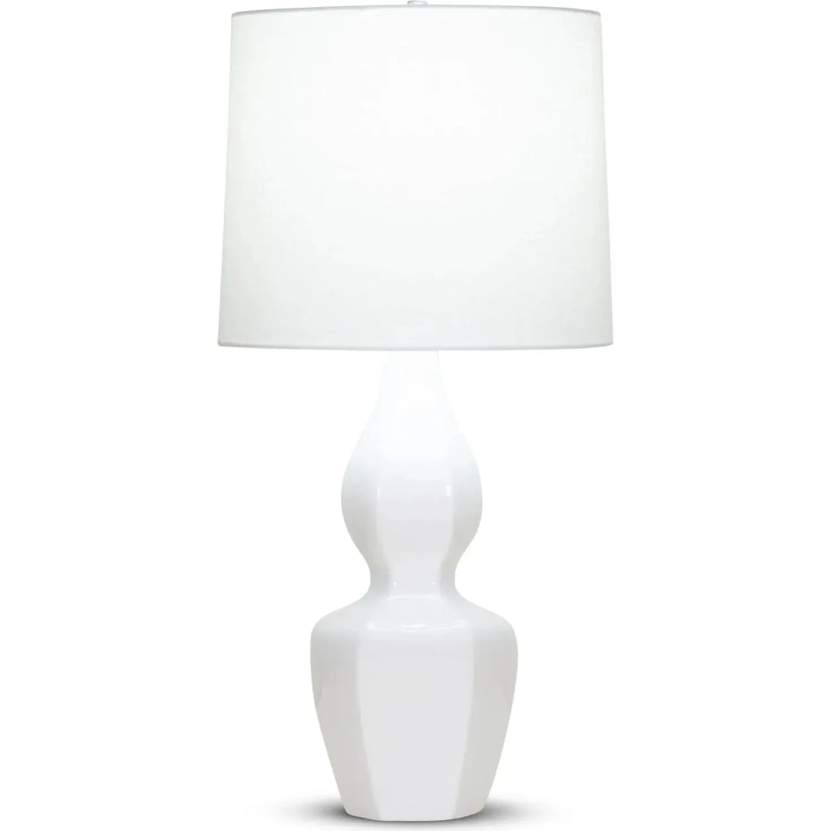Flow Decor-4352-OWL-Table Lamps-Claire-Off-White