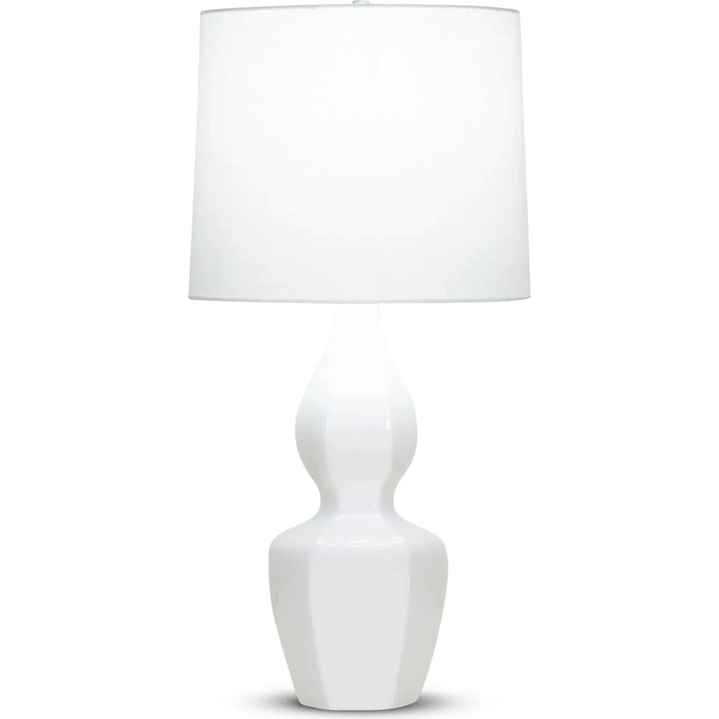 Flow Decor-4352-OWL-Table Lamps-Claire-Off-White
