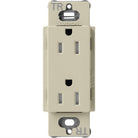 Lutron - Claro & Satin Colors 15A TR Receptacle - SCRS-15-TR-CY | Montreal Lighting & Hardware