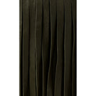Dounia Home - DH-KORFRILEAOTTBLK-SM-BRO - Kora Fringe Leather Ottoman - Black - Brown