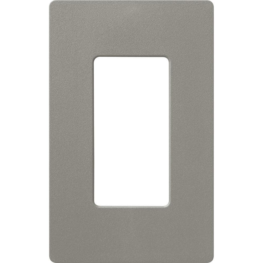Lutron SC-1-CS Claro & Satin Colors Wallplate in Satin Cobblestone