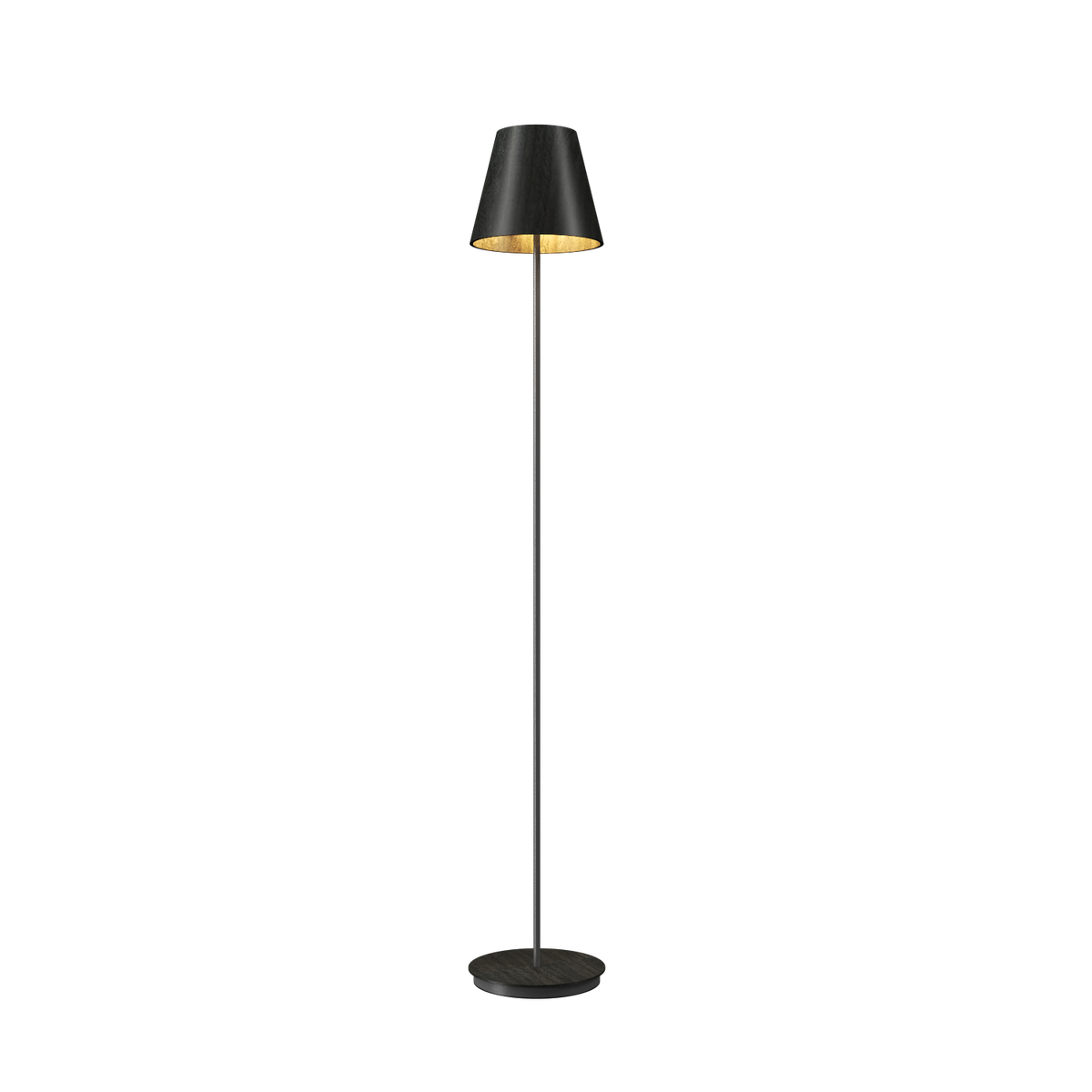 Accord Lighting 3053.44 Conical Accord Floor Lamp in Charcoal