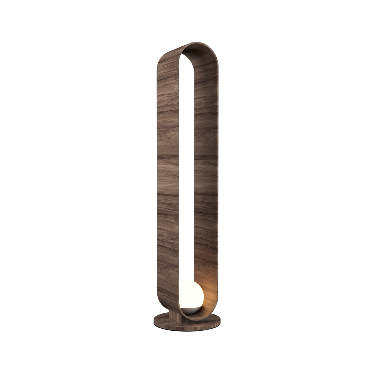Lampadaire Accord Lighting 3043.18 Sfera Accord en noyer américain