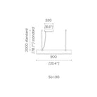 Contardi - Stick So Linear Suspension - ACAM.004525 | Montreal Lighting & Hardware