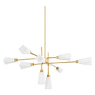 Corbett Lighting - Artemis Chandelier - 441-63-VB | Montreal Lighting & Hardware
