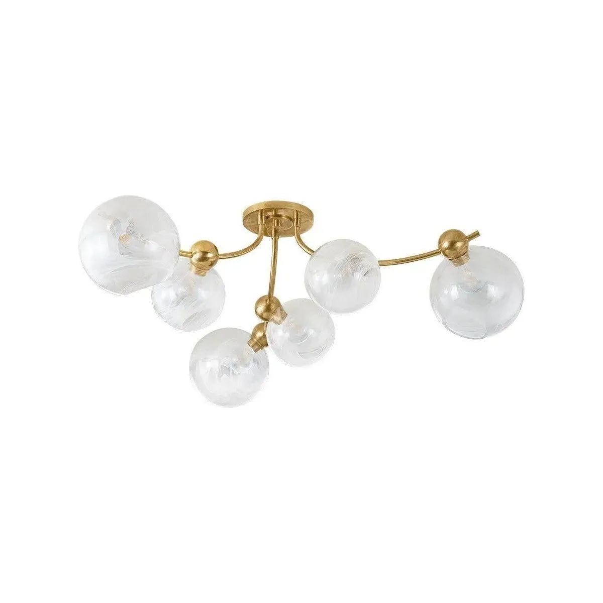 Corbett Lighting - Astraia Semi Flush Mount - 450-54-VB | Montreal Lighting & Hardware