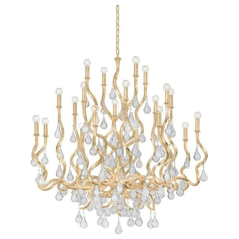 Corbett Lighting - Aveline Chandelier - 414-48-GL | Montreal Lighting & Hardware