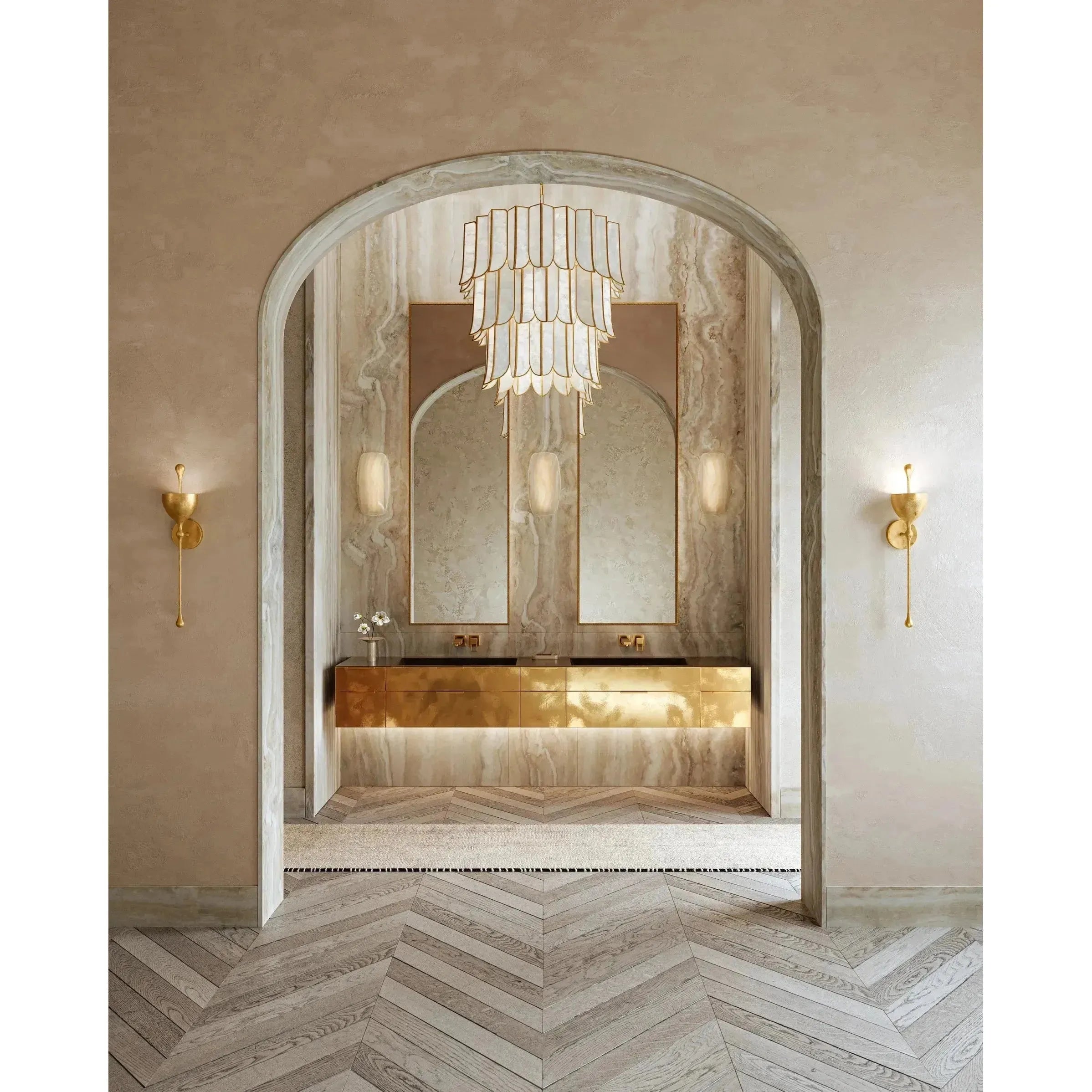 Corbett Lighting - Cartagena Chandelier - 365-23-VGL | Montreal Lighting & Hardware