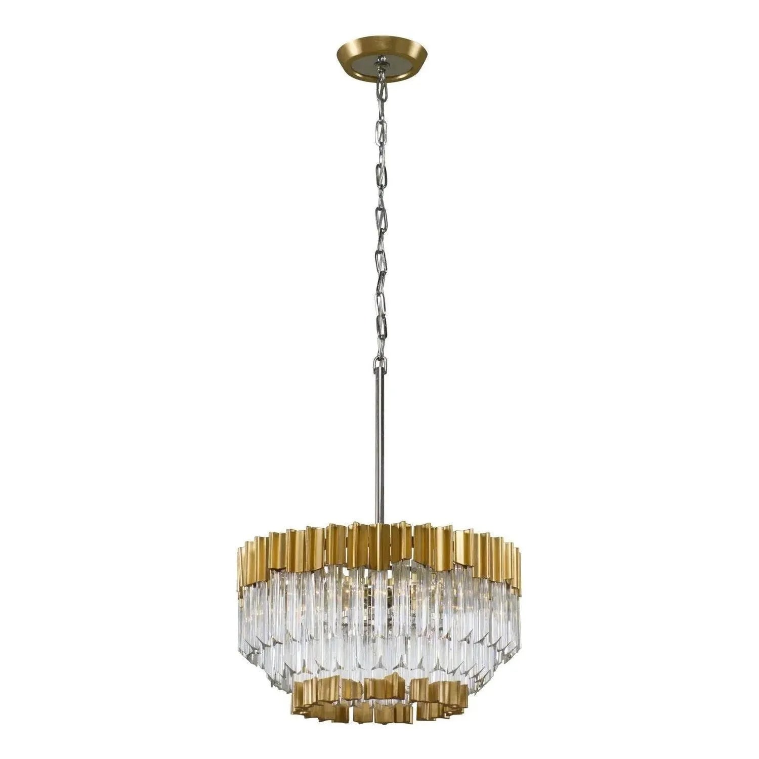 Corbett Lighting - Charisma Chandelier - 220-42-GL/SS | Montreal Lighting & Hardware