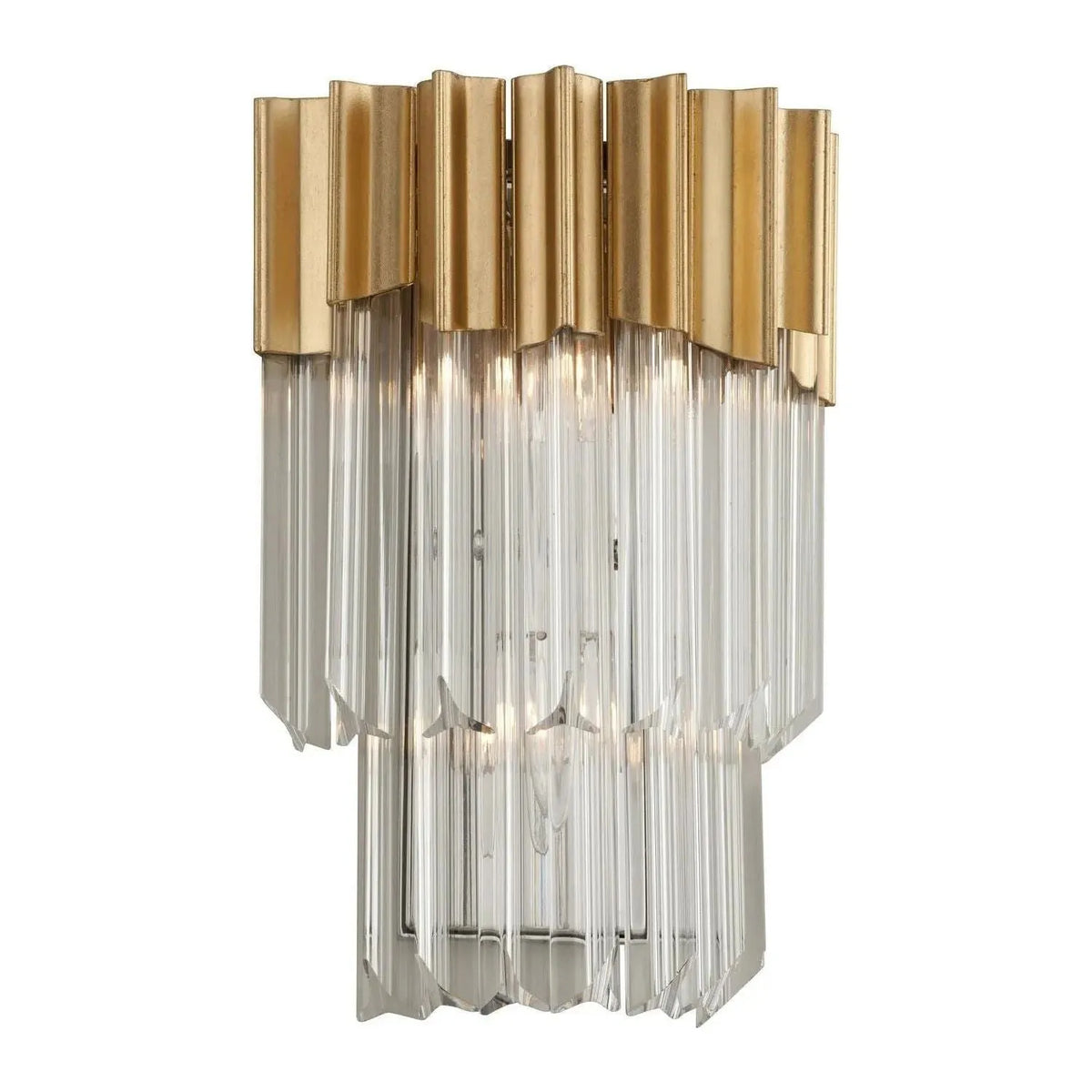 Corbett Lighting - Charisma Wall Sconce - 220-12-GL/SS | Montreal Lighting & Hardware