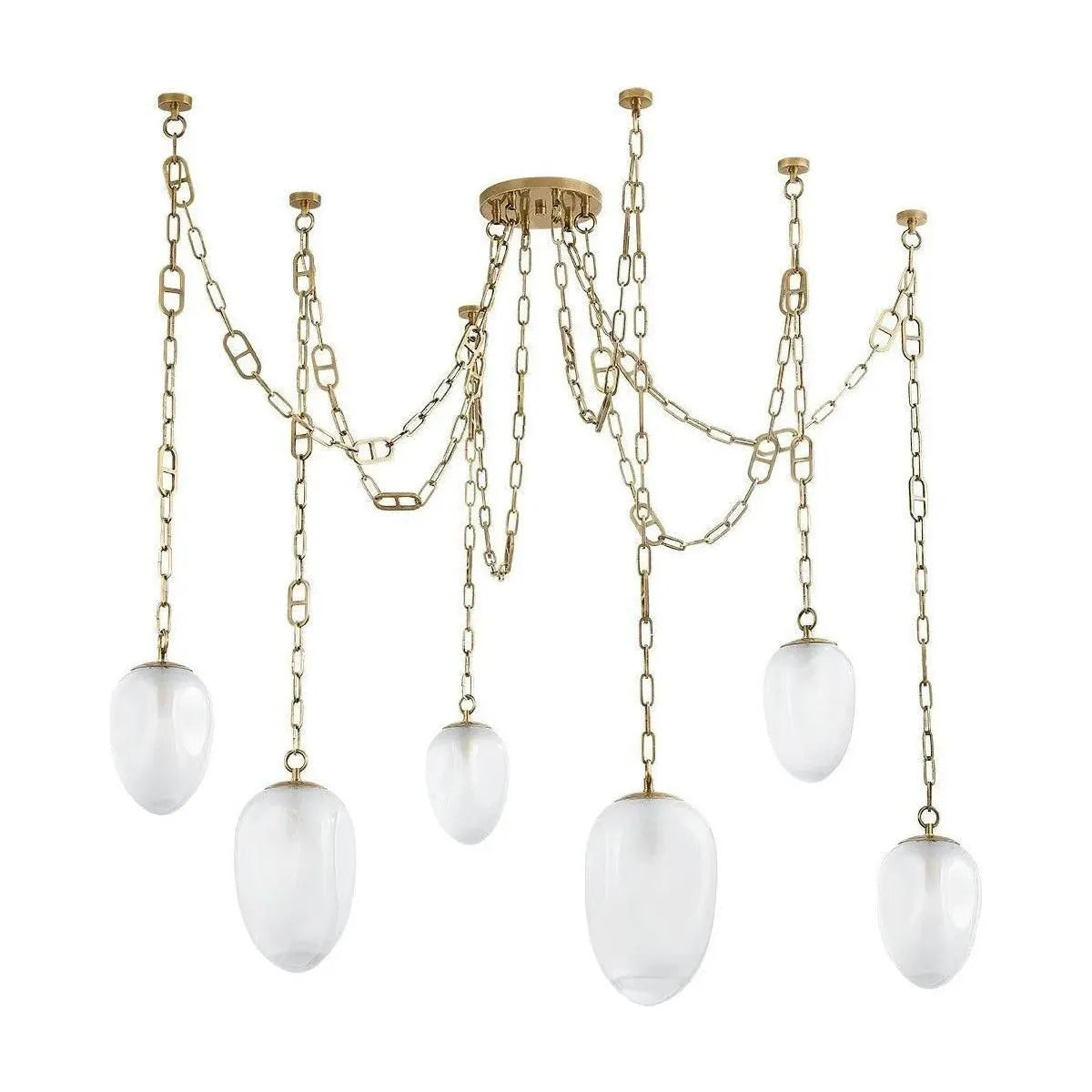 Corbett Lighting - Daith Chandelier - 464-48-VB | Montreal Lighting & Hardware