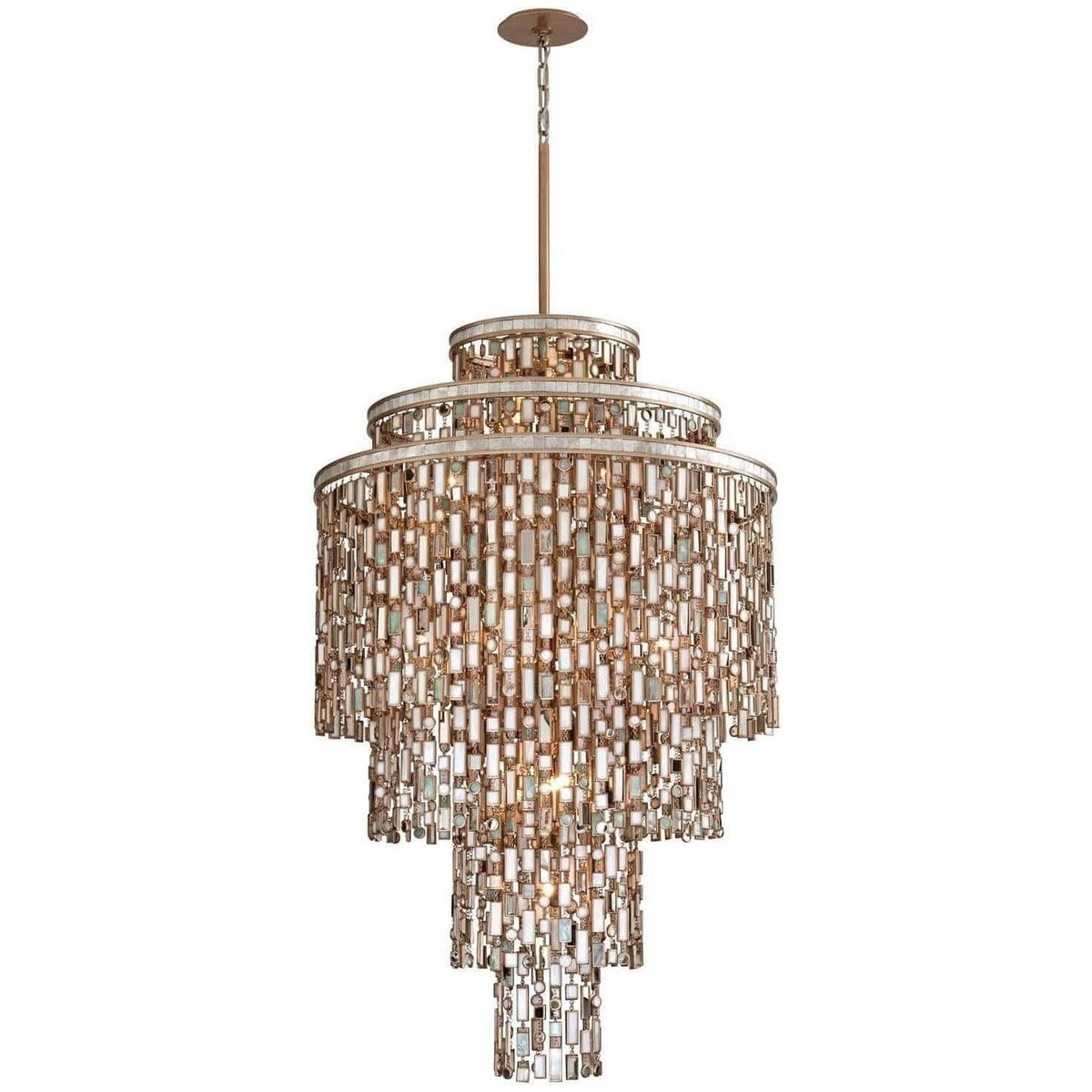 Corbett Lighting - Dolcetti Chandelier - 142-719-CPL | Montreal Lighting & Hardware