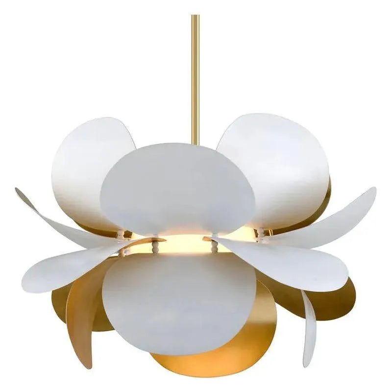 Corbett Lighting - Ginger Chandelier - 314-43-GL/SWH | Montreal Lighting & Hardware