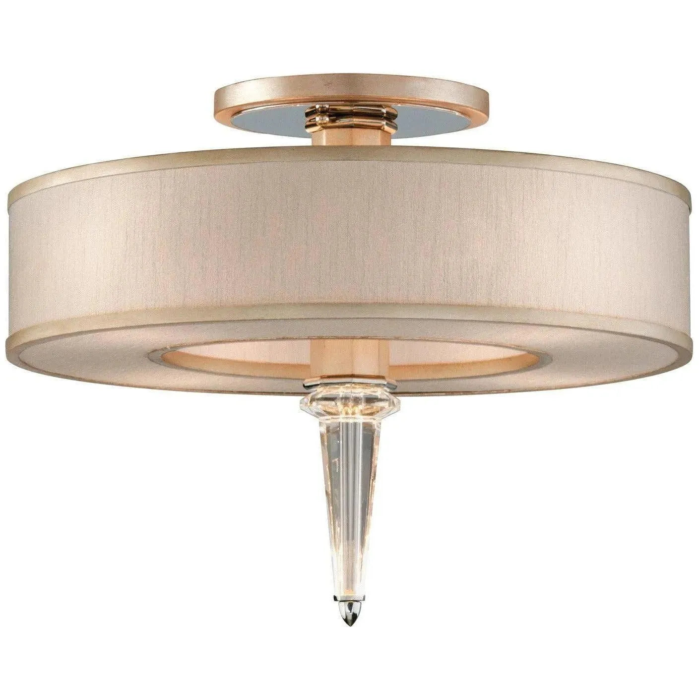 Corbett Lighting - Harlow Semi Flush Mount - 166-34-WSL/SS | Montreal Lighting & Hardware