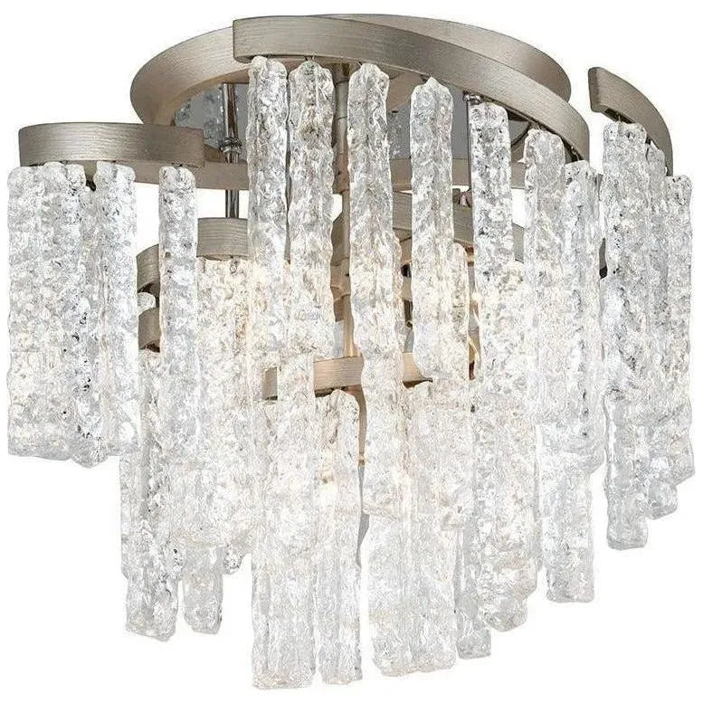 Corbett Lighting - Mont Blanc Semi Flush Mount - 243-35-WSL | Montreal Lighting & Hardware