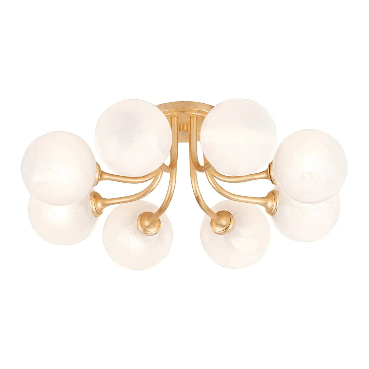 Corbett Lighting - Onyx Semi Flush Mount - 332-08-VGL | Montreal Lighting & Hardware