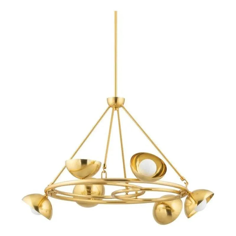 Corbett Lighting - Oraibi Chandelier - 403-06-VB | Montreal Lighting & Hardware